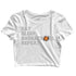 Sports Basketball Eat Sleep Basketball Repeat Custom Printed Graphic Design Crop Top T-Shirt for Women